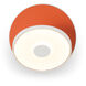 Gravy LED 4 inch Matte White with Matte Orange Wall Sconce Wall Light, Plug-in